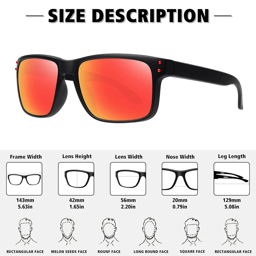 Polarized Square Sunglasses